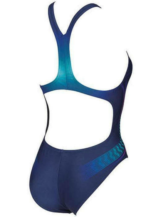 One Placed Print Sportlicher Badeanzug