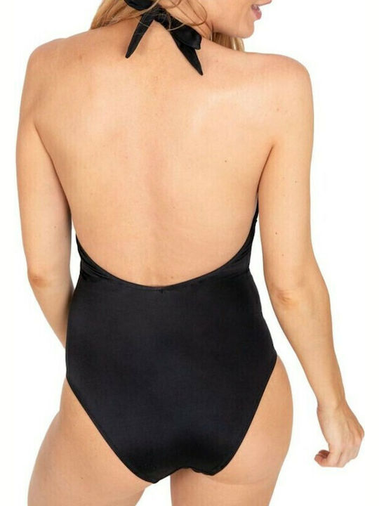 Nakuru Eco Swimsuit With Removable Padding For Large Bust Black