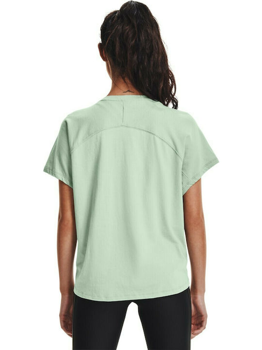 Under Armour Project Rock Women's Athletic T-shirt Green