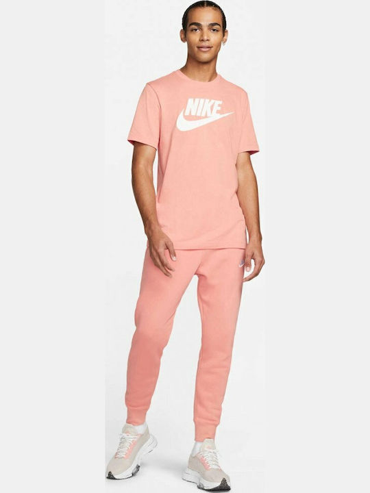 Nike Icon Futura T-shirt Madder Root / White