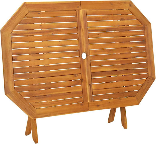 Set Sala De Mese Pentru Exterior 5 Piese Din Acacia