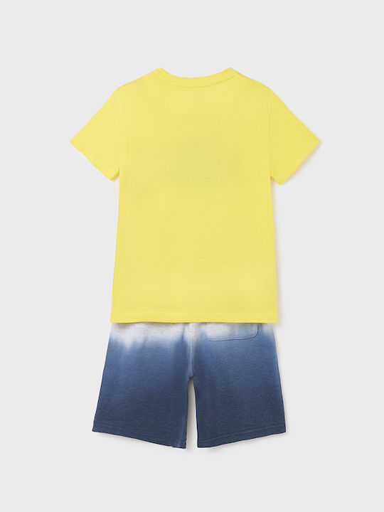 Mayoral Kids Set with Shorts Summer 2pcs Yellow