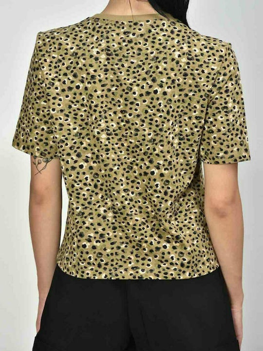 Only Femeie Tricou Animal Print Elmwood