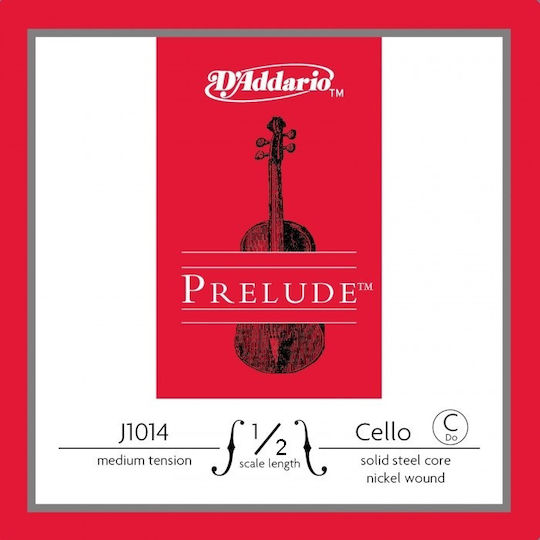 Daddario Set Corzi Pentru Violoncel Prelude Corzã Simplã Oțel Violoncel 1/2 Do Major (Do)