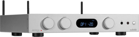Audiolab 6000A Play Ολοκληρωμένος Ενισχυτής Hi-Fi Stereo 75W/4Ω 50W/8Ω Ασημί