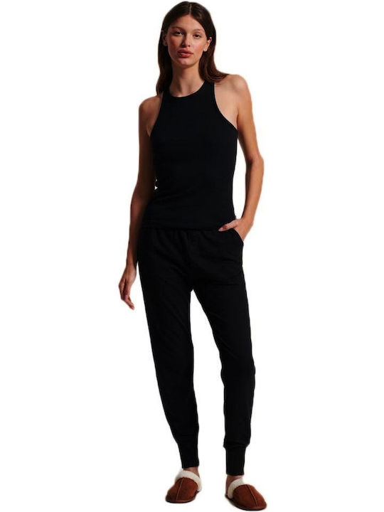 Superdry Winter Women's Pyjama Pants Black