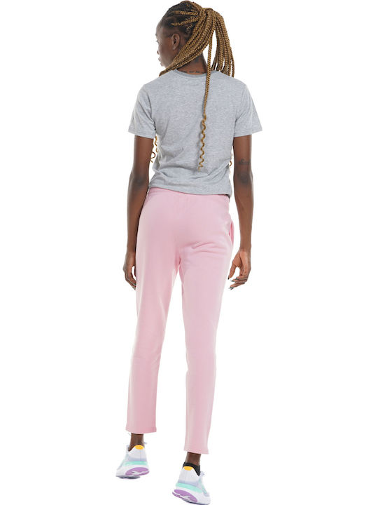 021144 Sweatpants Jogger Fleece Pink