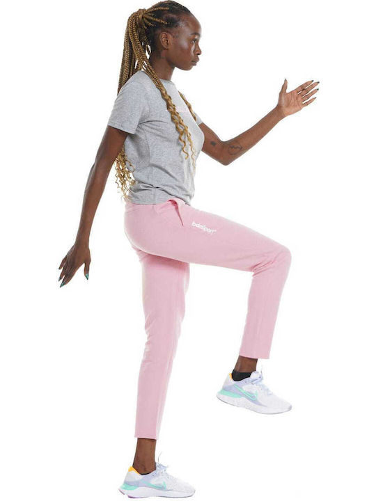 021144 Sweatpants Jogger Fleece Pink
