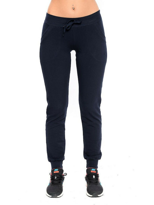 W22-64062 Sweatpants Jogger Navy Blue