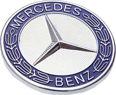 Car Brand Logo Hood Hood Emblem for Mercedes-Benz 57mm Blue