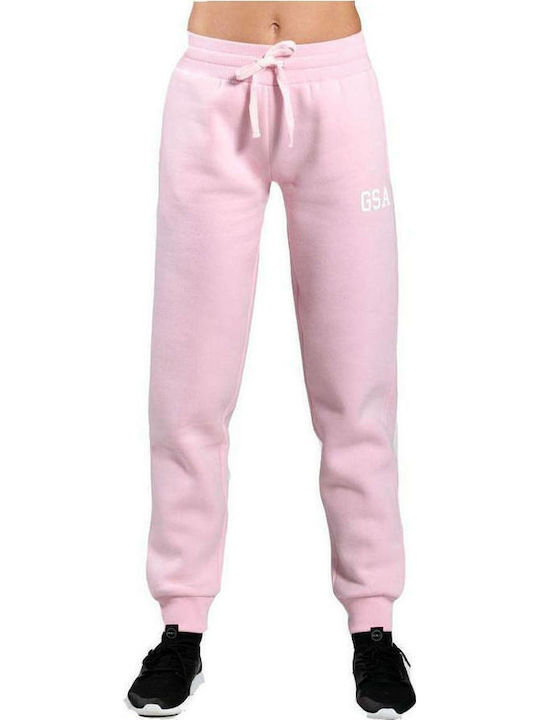 Pantaloni De Trening Roz 37-29103-Light Pink