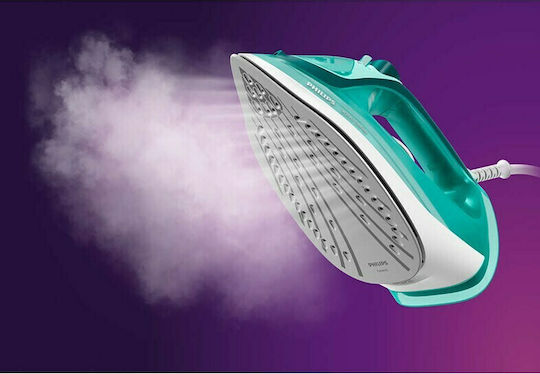 Philips Series 3000 Steam Iron 2400W with Ceramic Plate and Continuous Steam Supply 40g/min