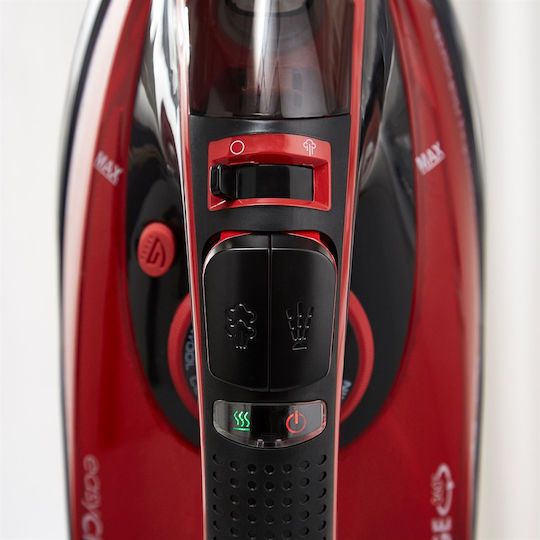 Morphy Richards 303250 easyCHARGE Fier De Călcat Cu Abur Fără Fir 2400W Cu Placă Ceramică Și Furnizare Continuă De 30gr/min