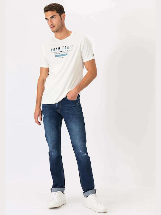 Tiffosi Herren Jeanshose in Relaxed Fit Marineblau