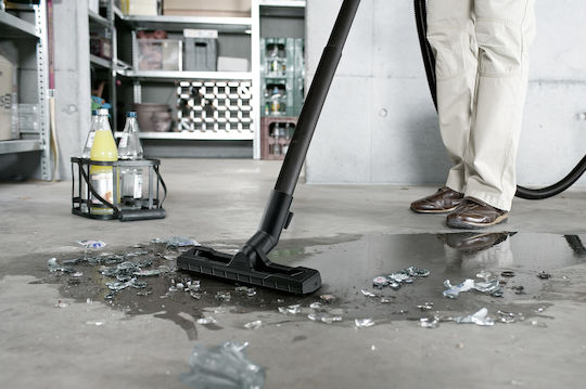 Karcher Κarcher WD 2 EU-I Прахосмукачка За Течности / Твърди 1000W с Пластмаса Контейнер 12лт