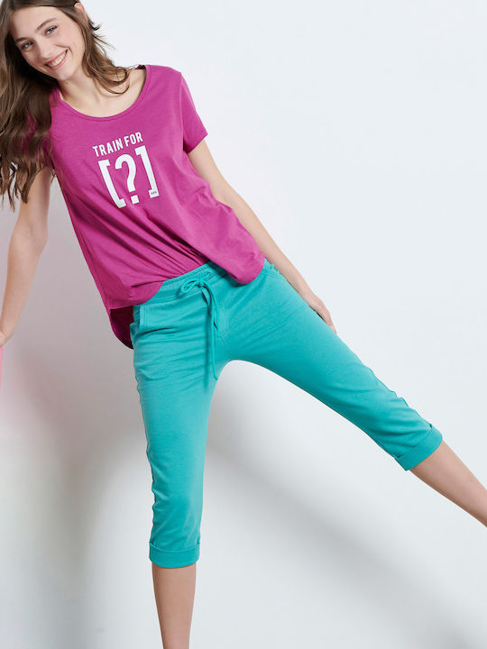 Pantaloni de Trening Turcoaz