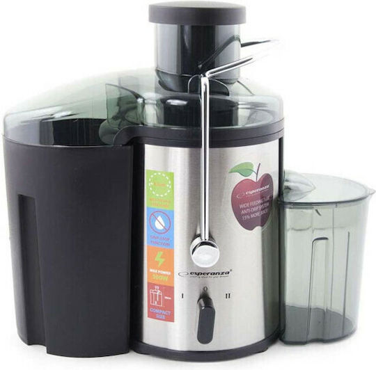 Esperanza Carrot Juicer 500W Inox Silver