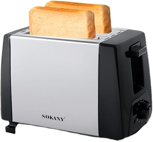 Sokany SK-016S Toaster 2 Schlitze 700W Gray