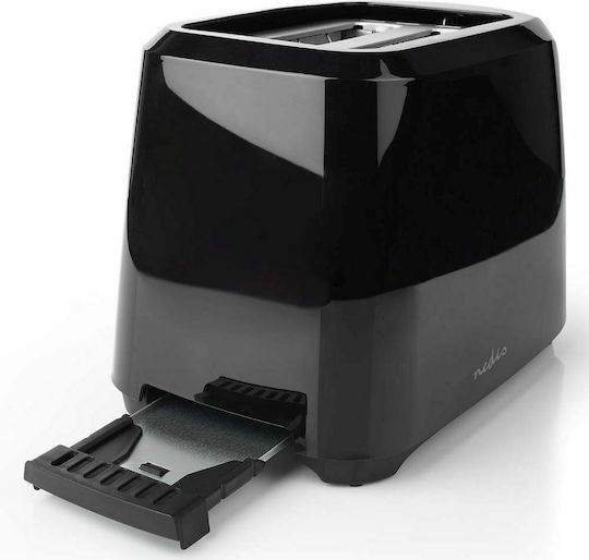 Nedis Toaster 2 Schlitze 700W Schwarz