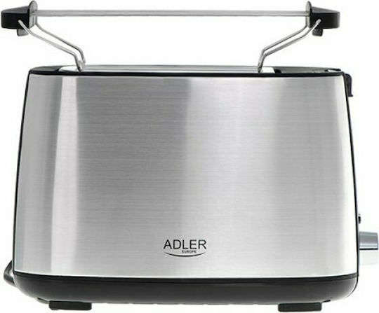 Adler Φρυγανιέρα 2 Θέσεων 750W Inox