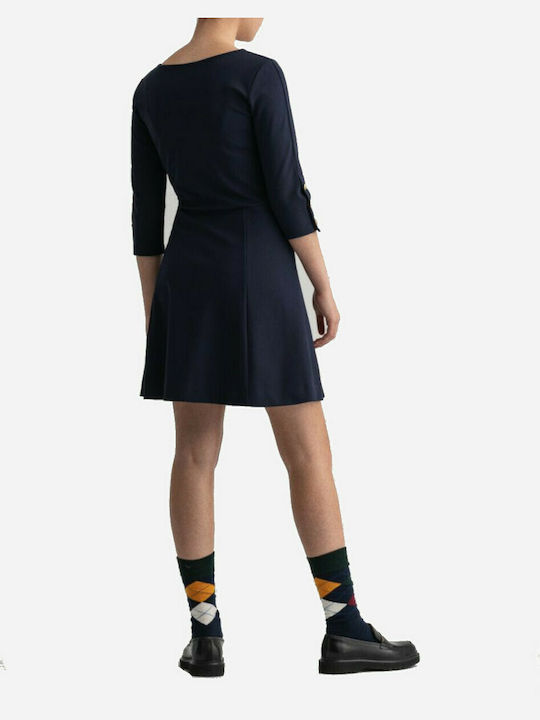 Gant Mini Dress Navy Blue