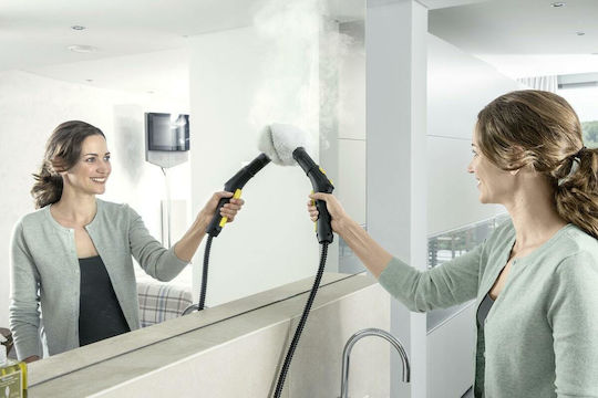Karcher SC 3 EasyFix Ατμοκαθαριστής Πίεσης 3.5bar με Ρόδες + Σετ Αναλώσιμα Πανάκια