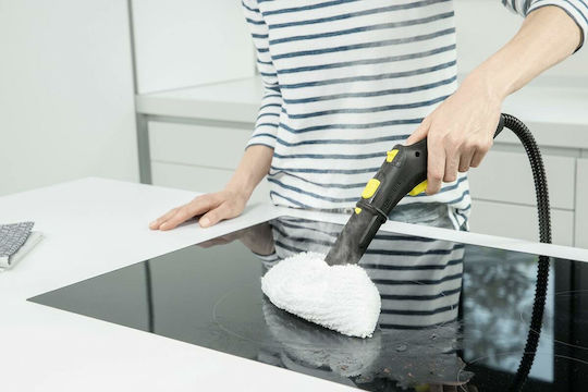 Karcher SC 3 EasyFix Ατμοκαθαριστής Πίεσης 3.5bar με Ρόδες + Σετ Αναλώσιμα Πανάκια