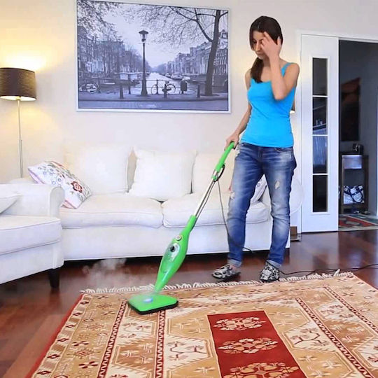 H2O Steam MOP x5 Steam Cleaner 3.5bar with Stick Handle