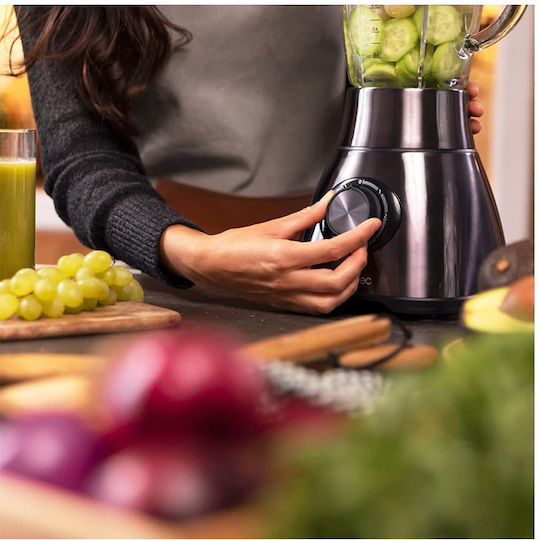 Cecotec Power Black Titanium 1800 Go Blender With Glass Jug 1.8 L 1800W Black