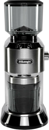 De'Longhi Електрически Кафемелачка 150W с капацитет за кафе на зърна 350гр и 18 нива на смилане Сребрист