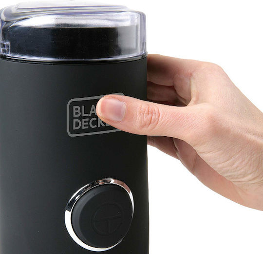 Black & Decker BXCG150E Electric Coffee Grinder 150W for 50gr Beans Black