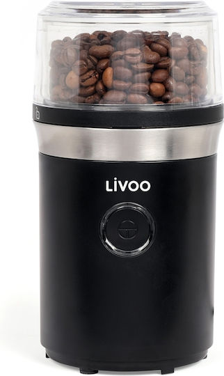 Livoo Electric Coffee Grinder 210W for 70gr Beans Black