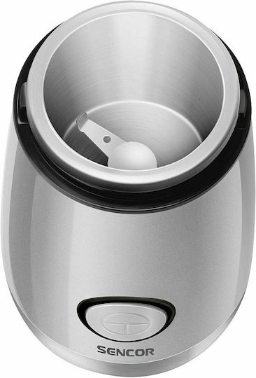 Sencor Ηλεκτρικός Μύλος Καφέ 150W με Χωρητικότητα 60gr Λευκός