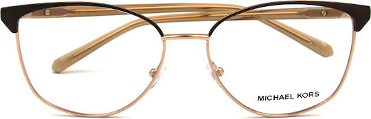 Michael Kors Metal Eyeglass Frame Brown MK3053 1108