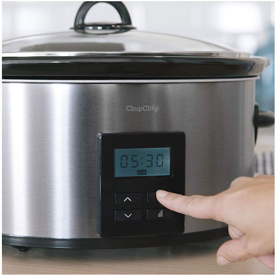 Cecotec Chup Chup Matic Slow Cooker 260W με Χωρητικότητα 5.5lt Γκρι