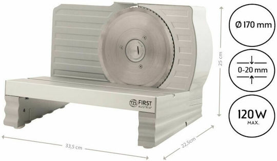 First Austria Κόφτης Αλλαντικών 120W Λευκός