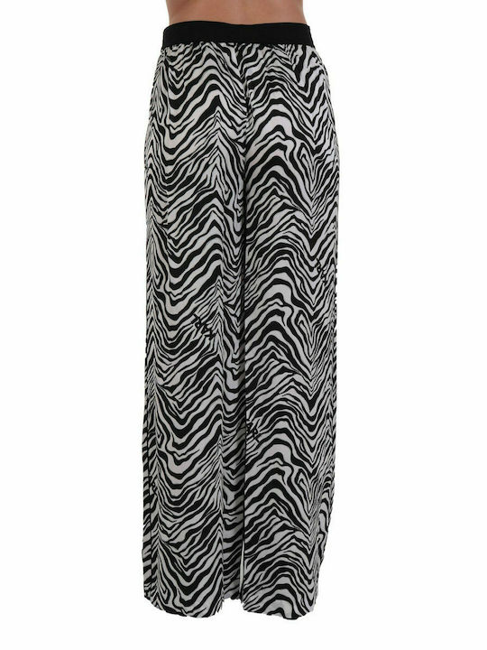Damen Hochbund Leopard Weiß Pantaloona