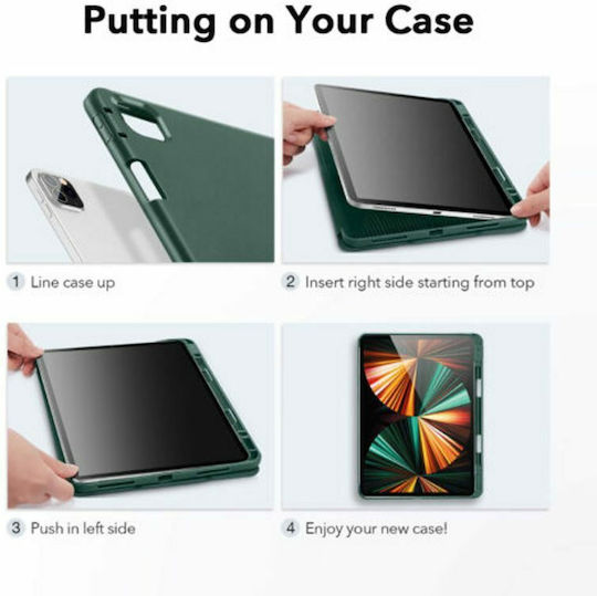 ESR Rebound Flip Cover Forest Green (iPad Pro 2021 11")