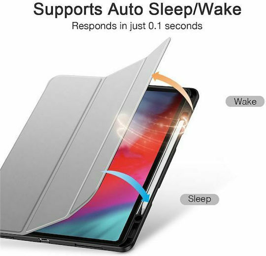 ESR Rebound Pencil Flip Cover Ασημί (iPad Pro 2020 12.9")