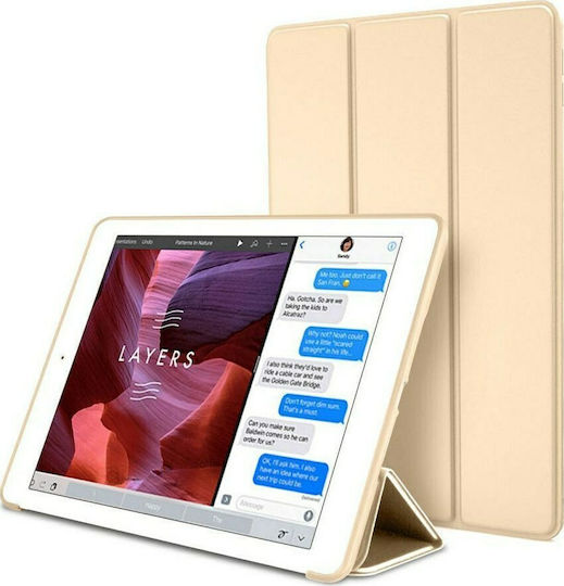 Smart Trifold Flip Cover Gold for iPad 2019/2020/2021 10.2''