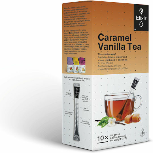 Elixir Black Tea Caramel Vanilla 10 Bags 20gr