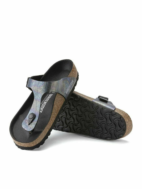 Gizeh Women's Flat Sandals Anatomic in Black Color Regular Fit