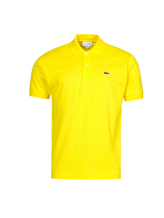 Lacoste Herren Kurzarmshirt Polo Gelb