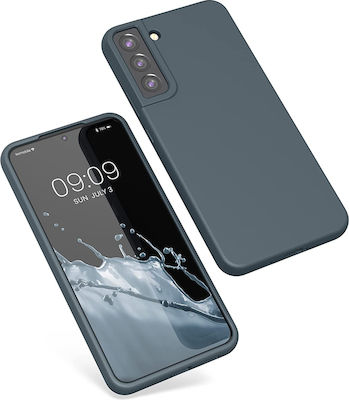 KWmobile Soft Flexible Umschlag Rückseite Silikon Slate Grey (Galaxy S22+ 5G) 56761.202