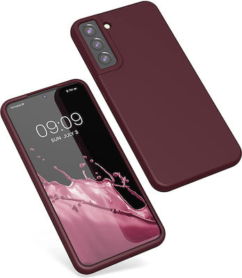 KWmobile Soft Flexible Umschlag Rückseite Silikon Tawny Red (Galaxy S22+ 5G) 56761.190