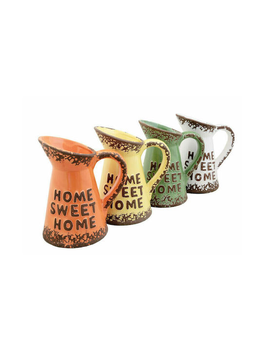 Lalos Country Style Ceramic Jug Λευκή 400ml