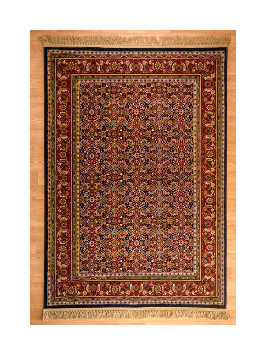 Klonaras 1180 Rug Rectangular with Fringes Orian Blue-Red