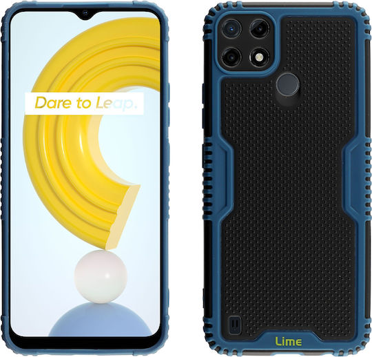 Lime Armadillo Camera Guard Back Cover Πλαστικό Μπλε (Realme C21Y/C25Y)