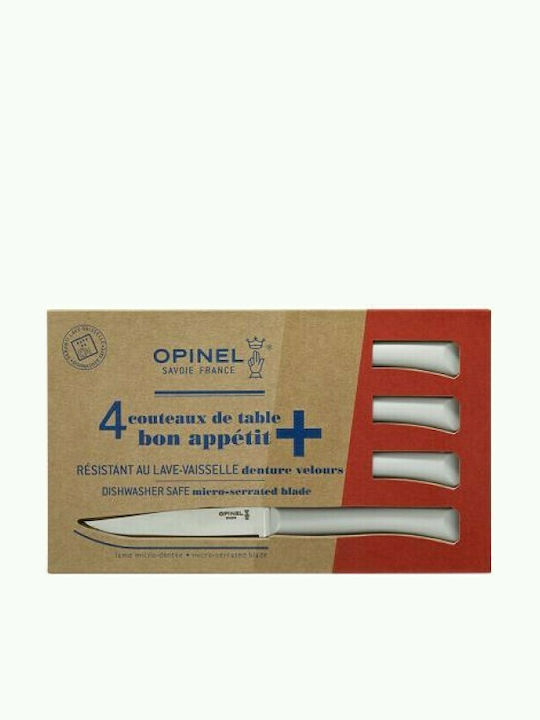 Opinel N° 125 Bon Appetit Messer Allgemeine Verwendung aus Edelstahl 001904 4Stück