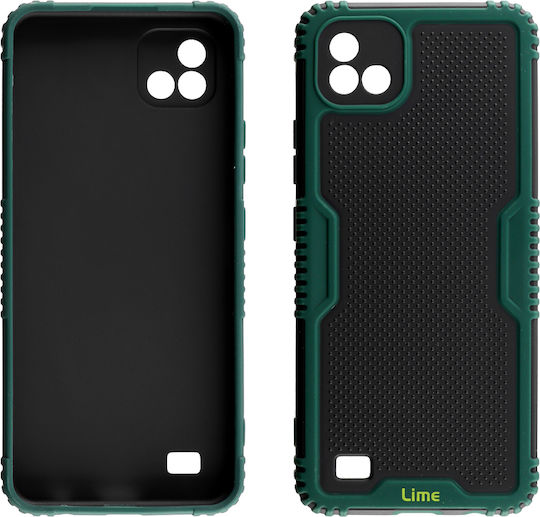 Lime Armadillo Camera Guard Back Cover Plastic Verde (Realme C11 2021)